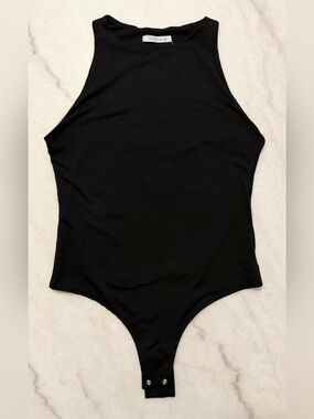 ReoRia Black Bodysuit Large